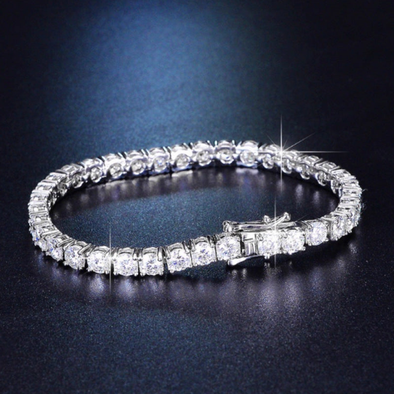 Copper Gold-Plated Zircon Bracelet