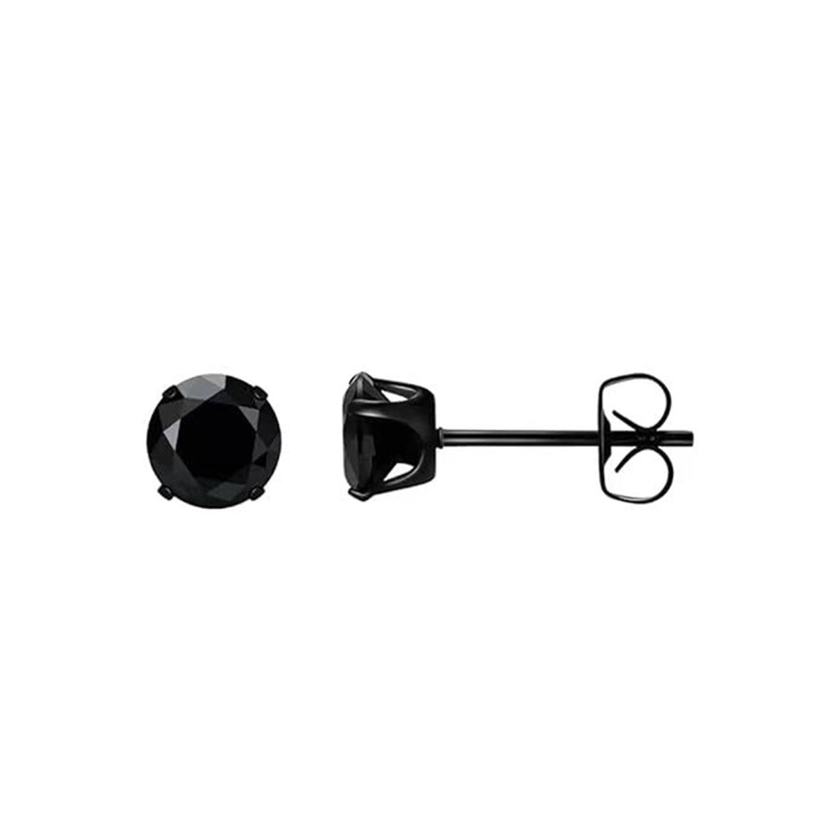 Four-Claw Zircon Stud Earrings — Elegant Sparkle, Everyday Wear
